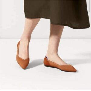 Rothy’s “The Point” Flats in Fawn Size 7
